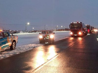 Dos rutas provinciales están intransitables y todos los cruces permanecen abiertos