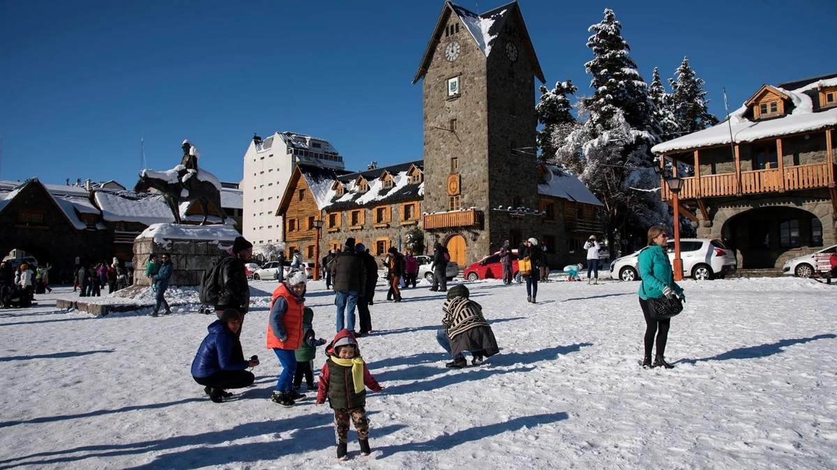 De acuerdo al Gobierno, en este fin de semana largo, Bariloche fue la ciudad más visitada del país. Fuente (Twitter)