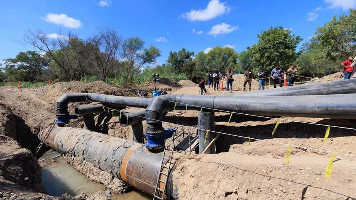 Interconexión entre el canal de El Chapotal y la red de Agua y Drenaje de Monterrey
