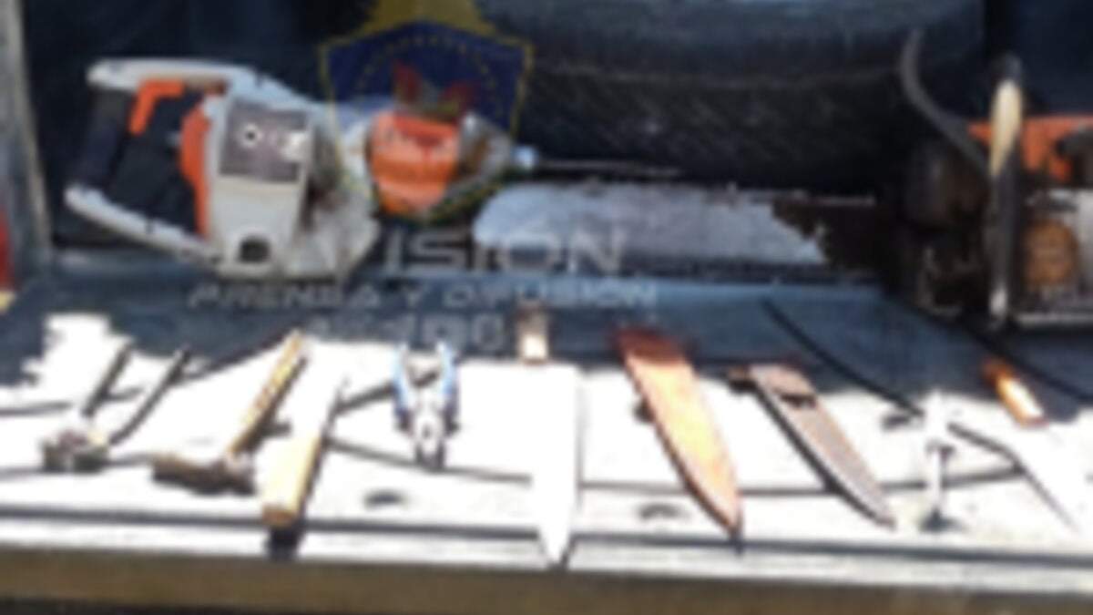 Elementos secuestrados por la policía. Fuente: (Policía de Neuquén)