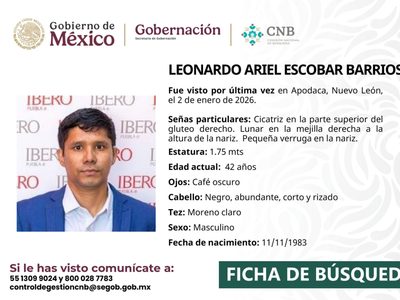 Reportan la desaparición en Nuevo León de un académico de la Ibero Puebla