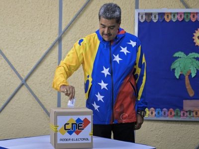 "Sólo reconoceré los resultados que divulgue el árbitro electoral": Maduro