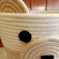 Con un trozo de soga y esta idea genial, creá este cesto aesthetic digno de una casa de decoración