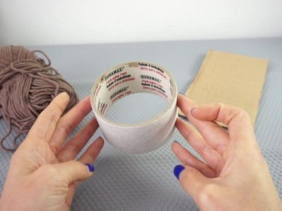 No tires los rollos de cartón vacíos de cinta adhesiva: así de fácil, creá esto tan hermoso con ellos