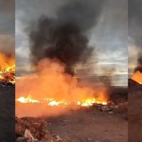 Otro incendio en el Parque Industrial de Vista Alegre revivió el enojo por el basurero clandestino
