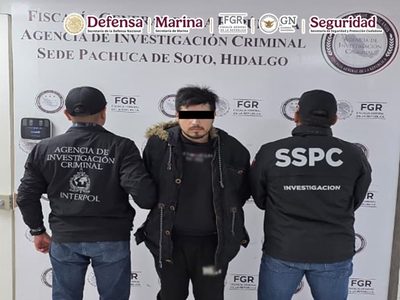 Detienen en Pachuca a uno de los más buscados por el FBI