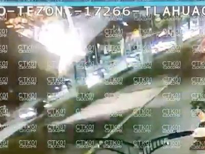 Este es el momento exacto del desplome en la Línea 12 del Metro (Video)