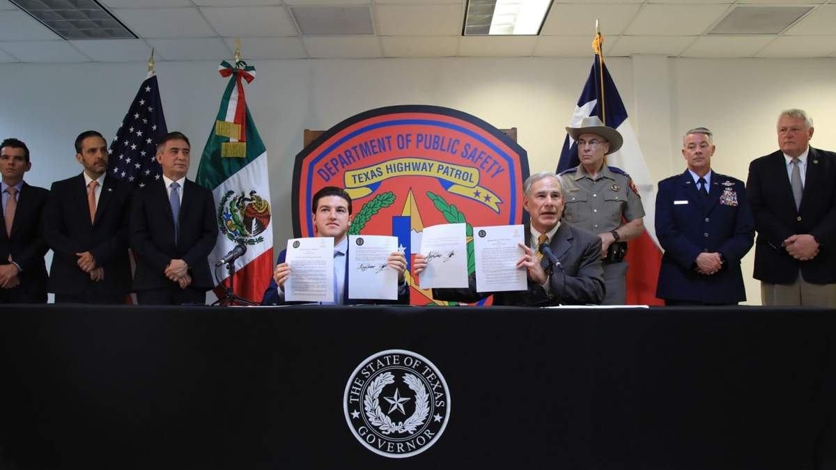 Los gobernadores de Nuevo León y Texas