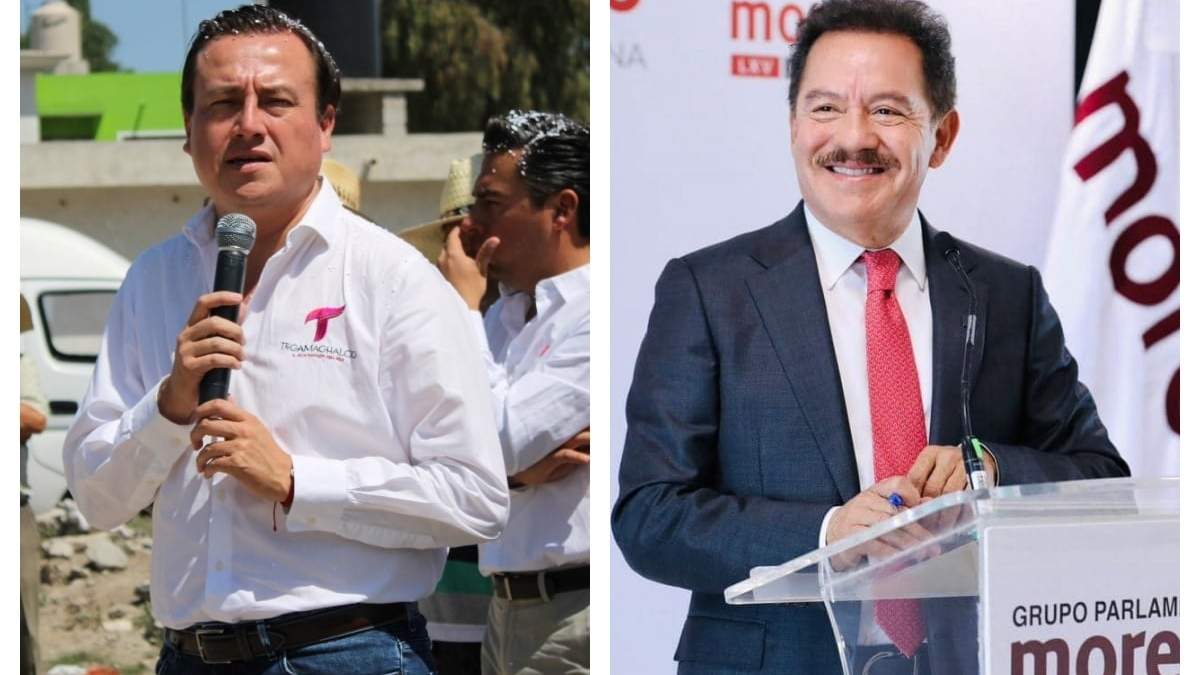 Ignacio Mier Bañuelos, edil de Tecamachalco, Puebla, y el diputado Ignacio Mier Velazco