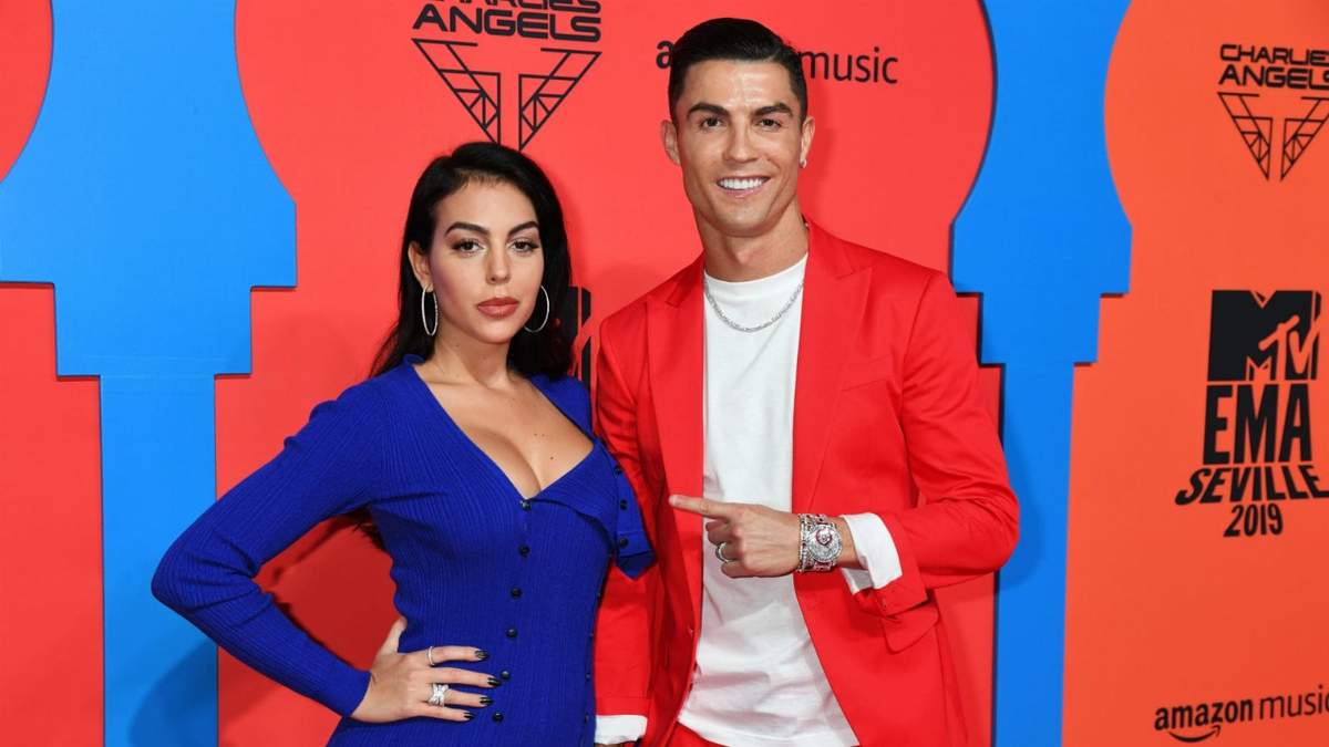 Georgina Rodríguez y Cristiano. Fuente: (Instagram)
