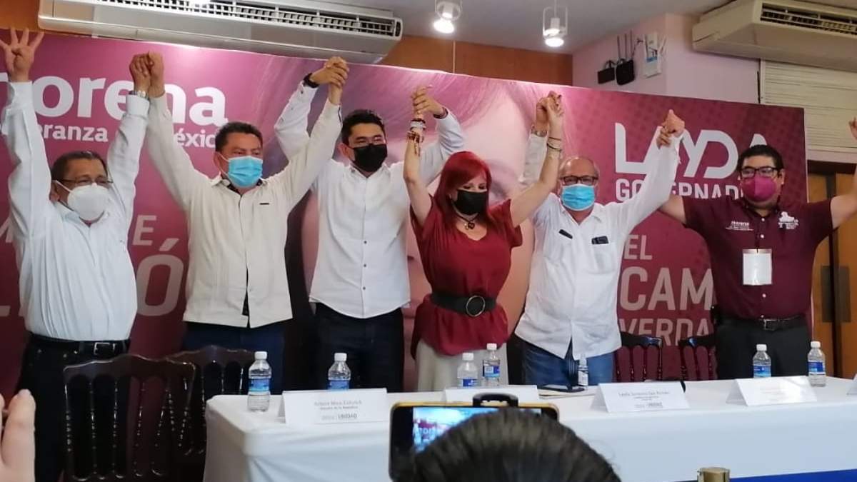 Layda Sansores, candidata de Morena al gobierno de Campeche