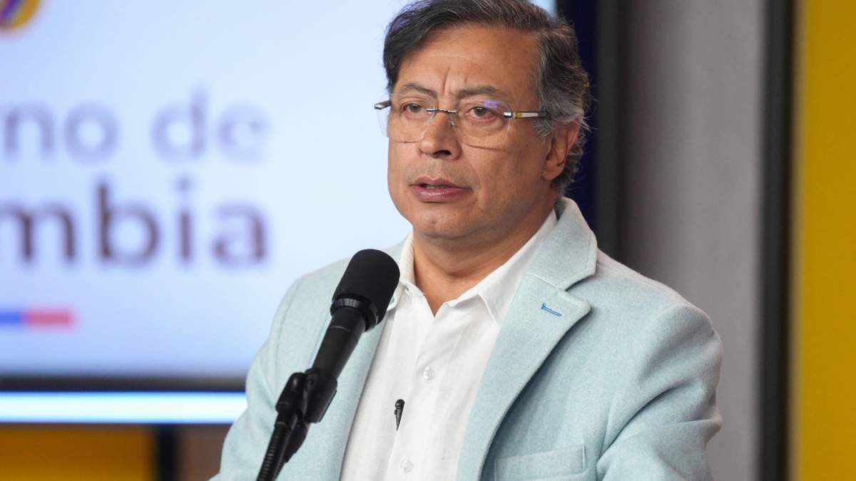 El presidente de Colombia, Gustavo Petro
