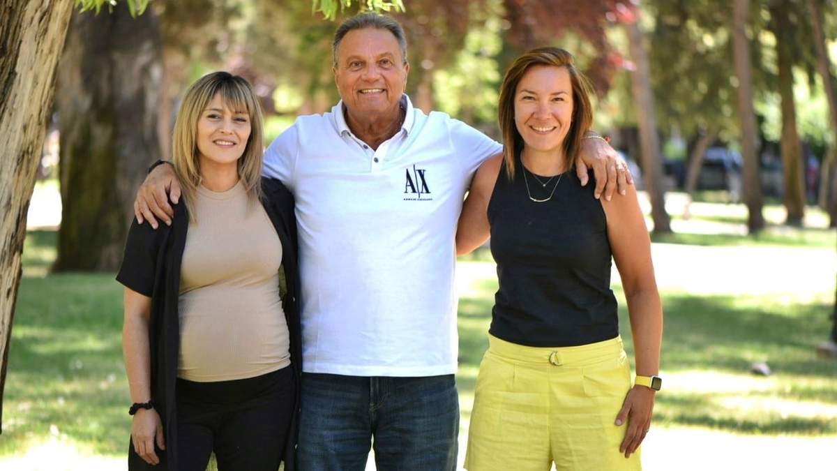Cintia Meriño, Carlos Eguia y Brenda Buchiniz. Fuente: (Twitter).