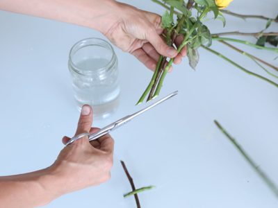 Así de fácil podés resolver un regalo con los tallos de rosas que ibas a tirar sin gastar un peso