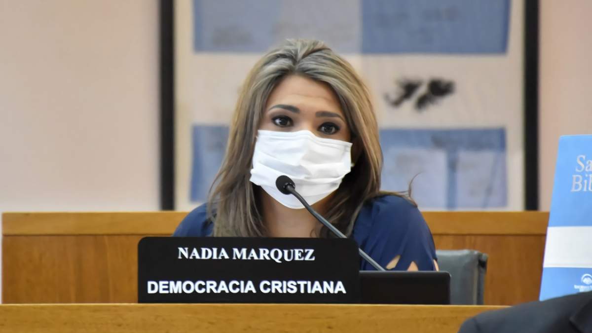 Edil neuquina Nadia Márquez. Fuente: (Twitter)