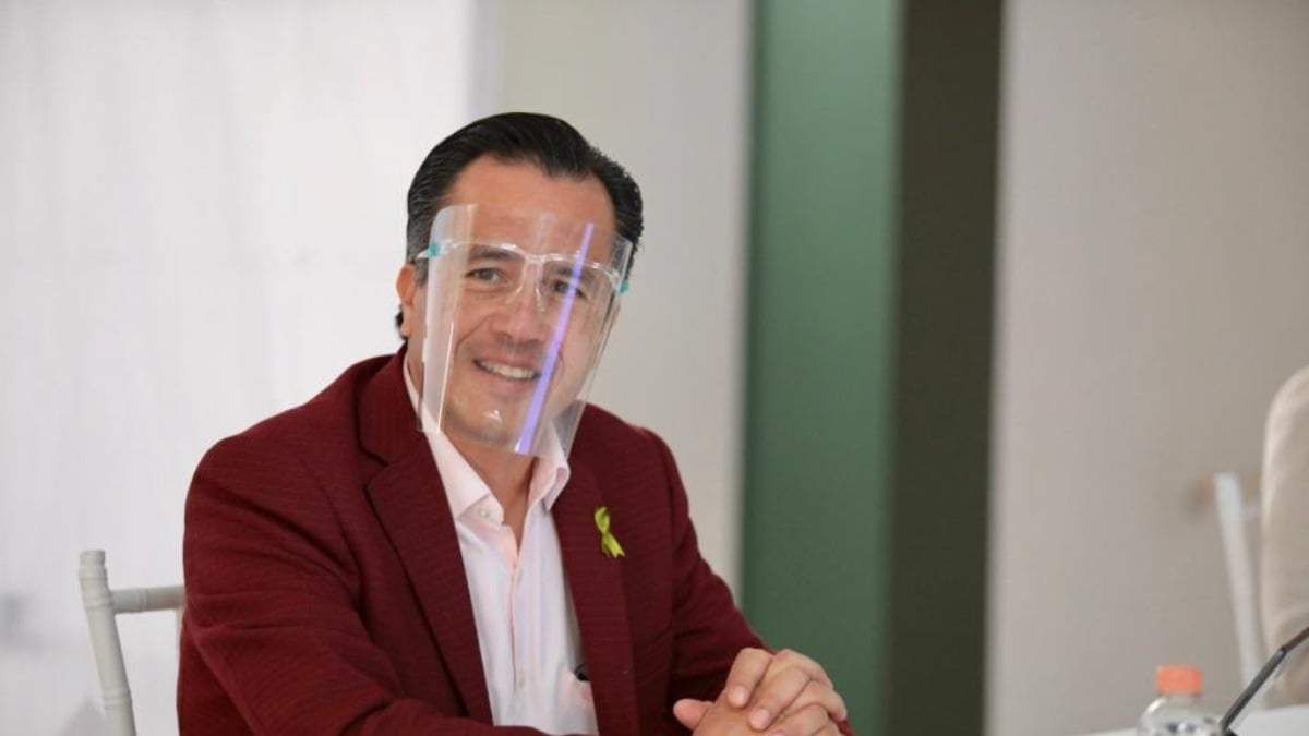 El gobernador Cuitláhuac García Jiménez