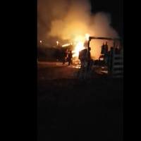 Otra vez un incendio consumió una casilla en El trébol