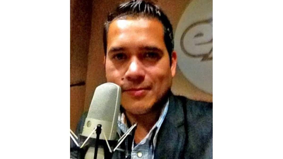El periodista Abraham Mendoza