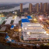 China ya usa el hospital construido en 10 días para atender a pacientes infectados por el coronavirus