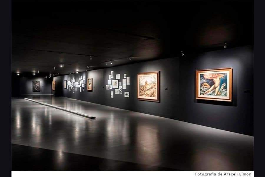 Exposición "El negro sol de la Melancolía" en el Museo de Arte Carrillo Gil. Foto: @MexicoesCultura