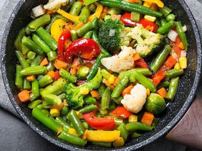 Verduras congeladas para reducir el desperdicio de alimentos
