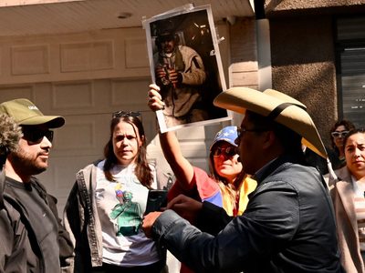 Protestan en CDMX por la intervención estadunidense en Venezuela