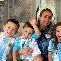 Se confirmaron las sospechas: Linda Raff mostró que sus hijos heredaron lo mejor del Papu Gómez