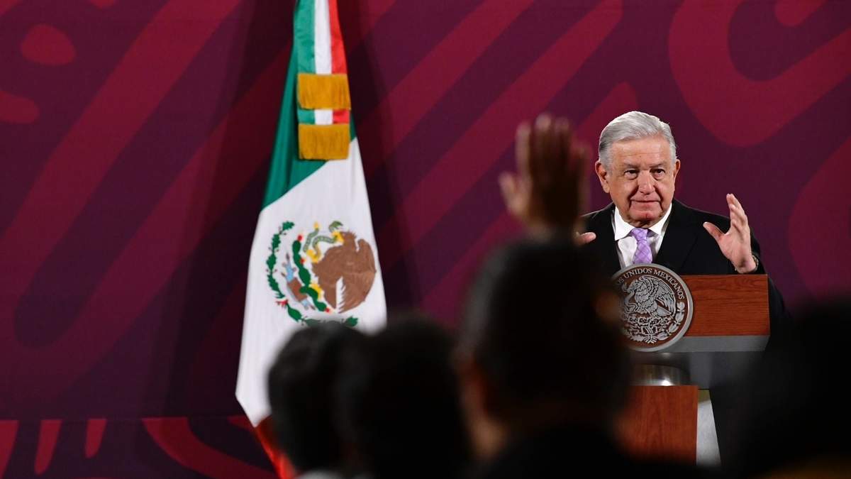 El presidente López Obrador