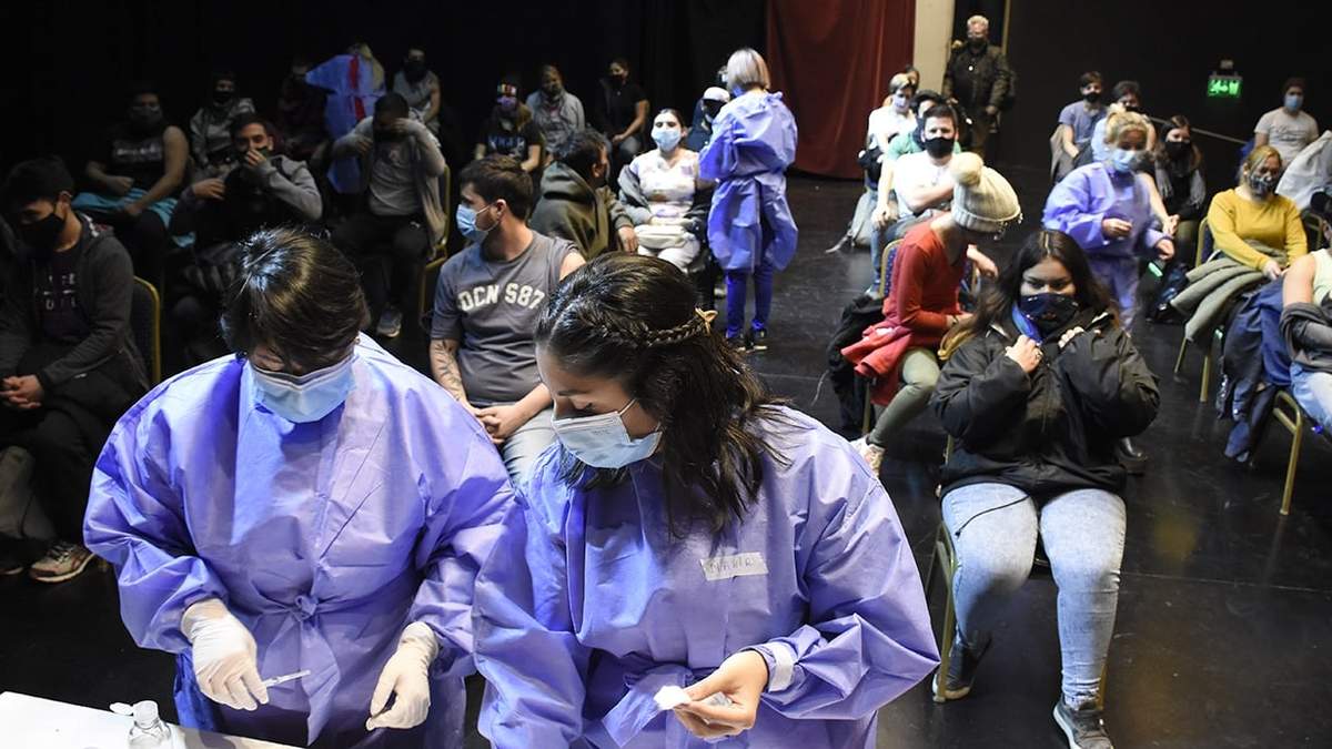 Vacunación contra el coronavirus en Neuquén. Fuente: (Twitter)