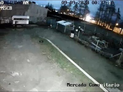 Una extraña y potente luz iluminó por un instante la noche de Villa La Angostura