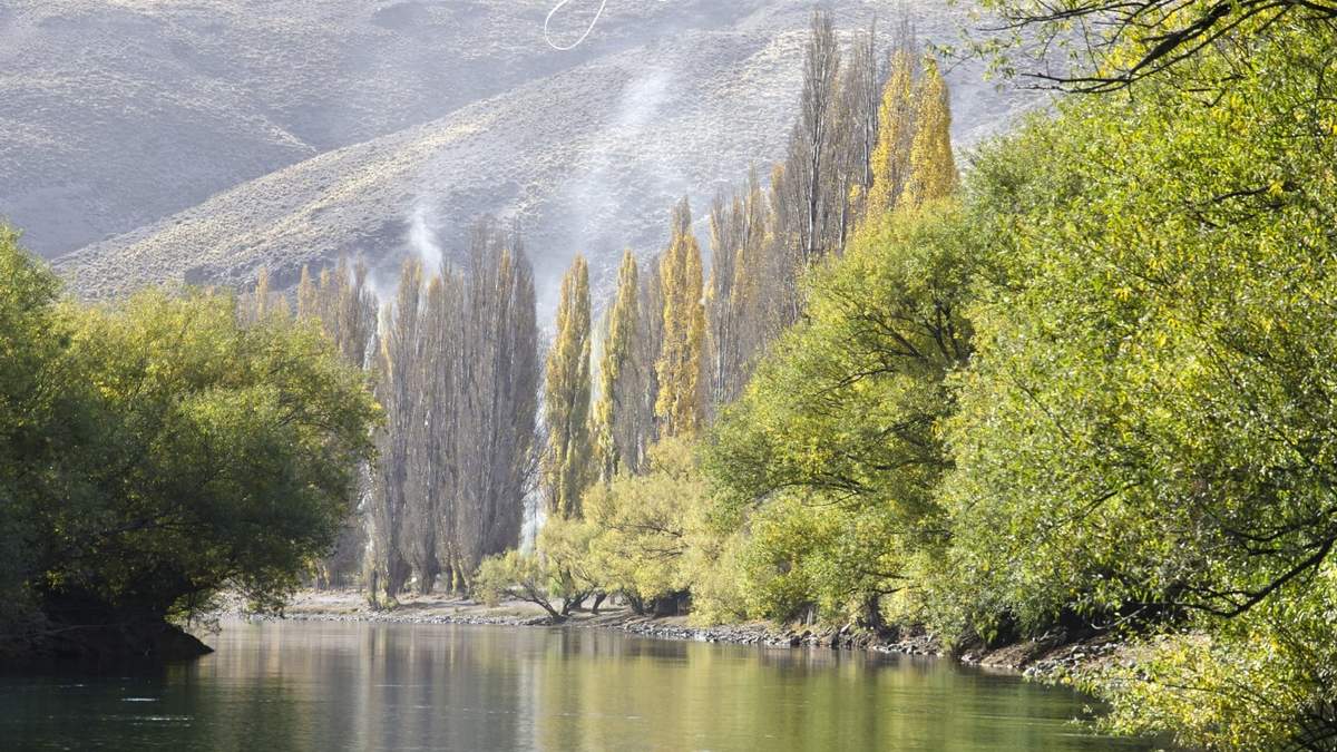 Imágenes de archivo del Río Limay, en la provincia de Río Negro. Fuente: (Twitter)