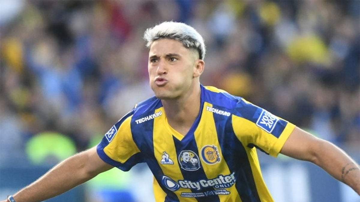 Alejo Véliz anotó el único gol del partido para Rosario Central.