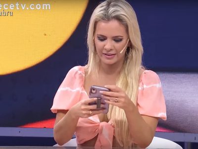 En Pasapalabra, Alejandra Maglietti recibió una foto inapropiada en vivo... ¡y no pudo seguir!