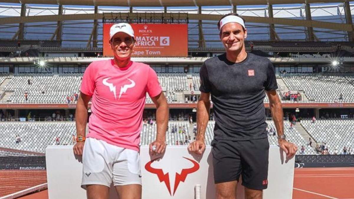 Federer y Nadal, leyendas del tenis