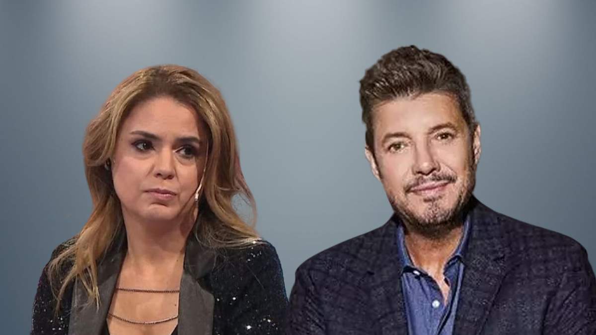 Marina Calabró y Marcelo Tinelli. Fuente: (Minuto Neuquén)