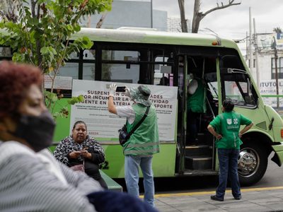 Suspenden 78 unidades del transporte público concesionado al arrancar operativo en CDMX
