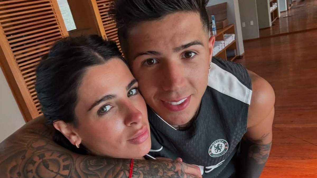 Enzo Fernández y Valentina Cervantes Fuente: (X)
