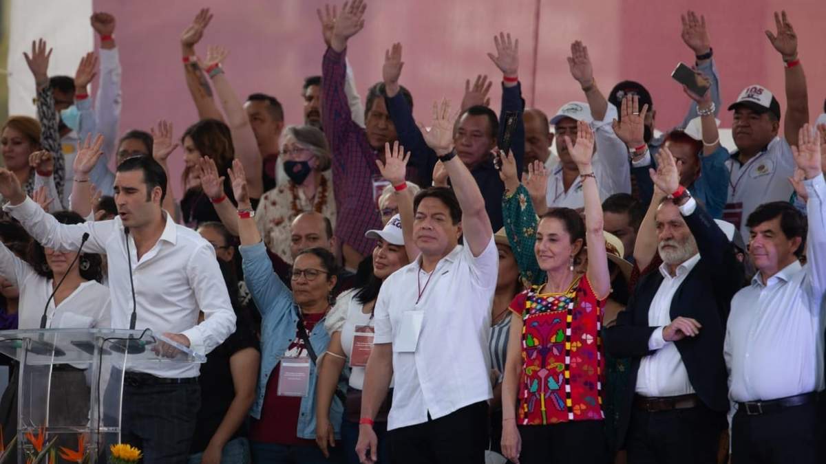 La asamblea informativa encabezada por Claudia Sheinbaum