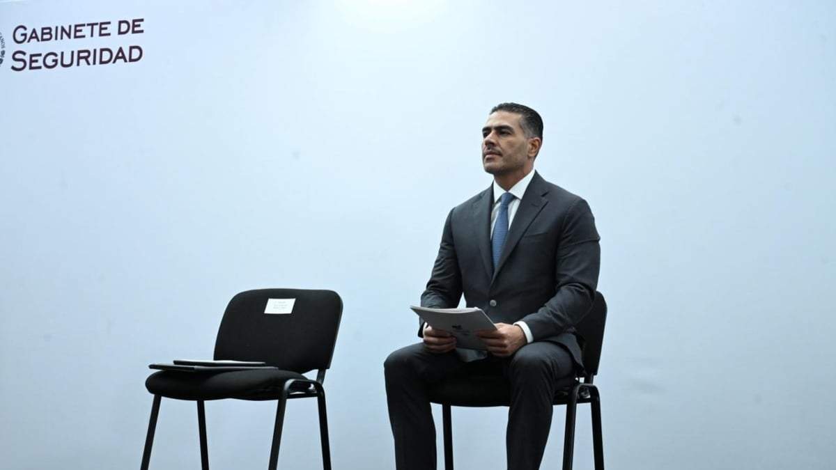 El secretario de Seguridad, Omar García Harfuch