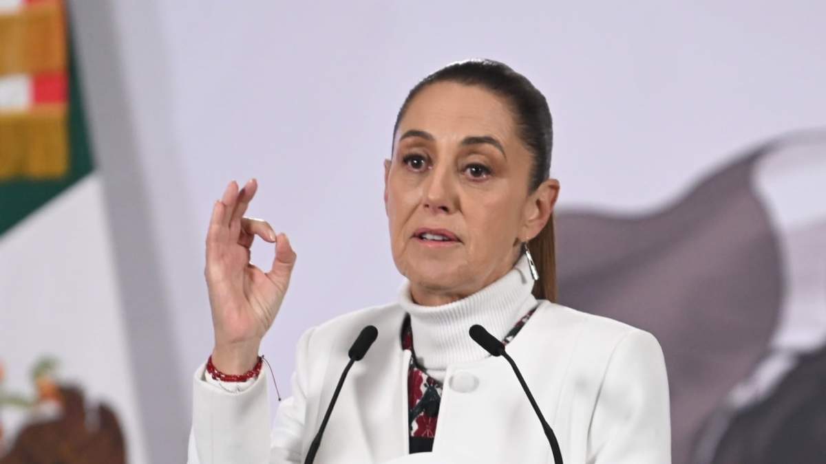 La presidenta Claudia Sheinbaum