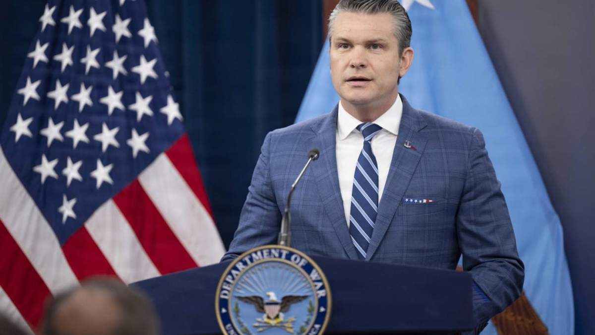 El secretario de Defensa de Estados Unidos, Pete Hegseth