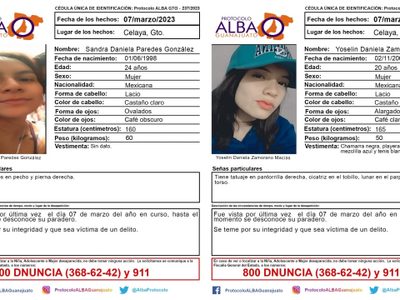 Seis mujeres desaparecieron en la misma zona y el mismo día en Celaya