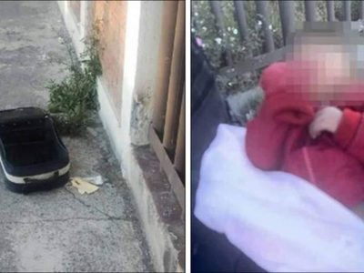 Abandonan a niño dentro de una maleta en calles de Puebla