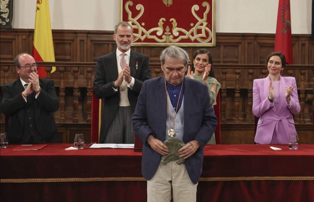 El momento del galardón