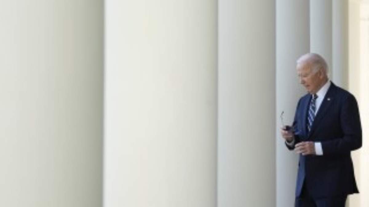 El presidente Joe Biden antes de pronunciar un discurso en la Casa Blanca, el jueves 7 de noviembre de 2024, en Washington