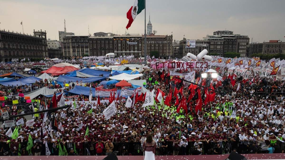 Simpatizantes de Morena