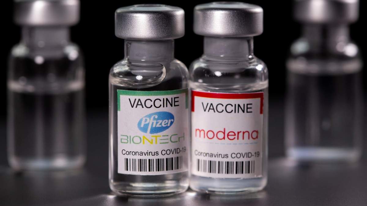 Las vacunas contra el coronavirus de Pfizer y Moderna. Fuente: (Twitter)