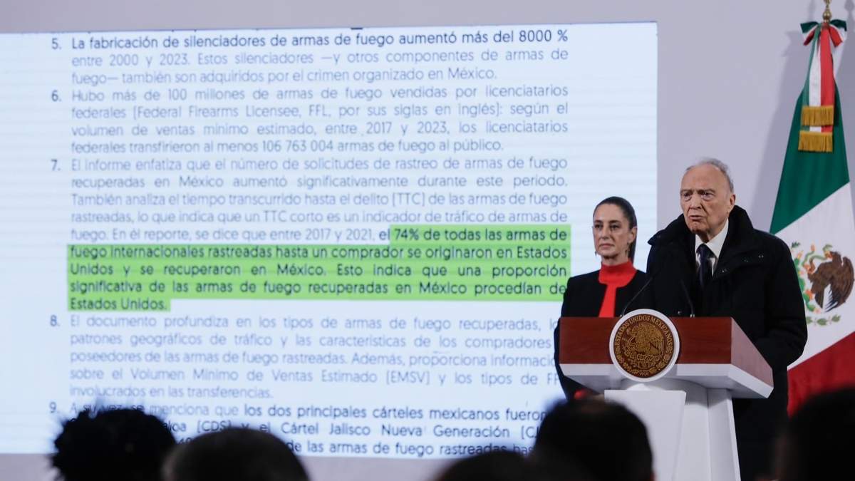 Claudia Sheinbaum y Alejandro Gertz Manero hablan sobre el informe en la Mañanera