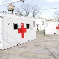 Por el coronavirus, las Fuerzas Armadas despliegan un hospital anexo en Campo de Mayo