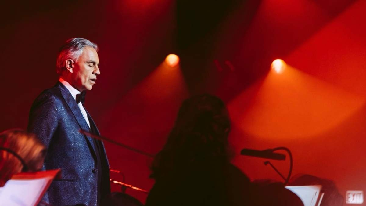 El cantante Andrea Bocelli